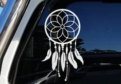 Dream Catcher Car Caravan Bike Helmet Wall Door Nursery Decals Vinyl Sticker