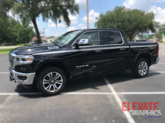 2019-2024 For Dodge Ram 1500 Decals Side Flashbang Stripe Vinyl Graphics Sticker