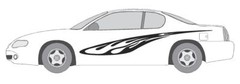VINYL GRAPHIC #A1121 DECAL VEHICLE CAR TRUCK CROSS OVER SUV VAN SEMI MODERN AUTO