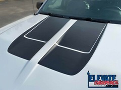 For Chevy Silverado Rally Beast Stripes Hood Graphics Vinyl Decals 2016-2018