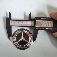 4PCs MERCEDES BENZ Wheel Center Hub Rim Cap Stickers Decal LOGO 56 mm