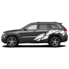 Geometrical graphics stickers decal compatible with Jeep Grand Cherokee