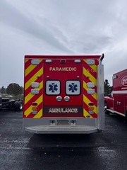 Ambulance Rear Window Perforated Decals Pair 16.25″ Star of Life Window Perf