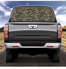 Rear Window Graphic Decals for Trucks 66″x 22″ Perforated Vinyl Window Film