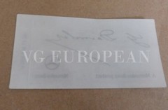Mercedes-Benz Genuine G Daimler Signed Window Glass Sticker Label Decal NEW