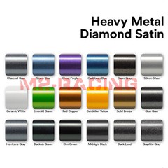 Heavy Metal Diamond Satin Emerald Green Car Vinyl Wrap Decal Sticker Sheet Film