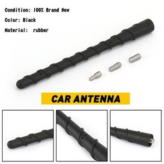 1/2set Car Am/Fm Radio Antenna Mount Vehicle Flexible Bee-Sting Roof Aerial 7″ A