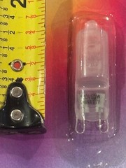 GE – Edison H 60-Watt Frosted Light Bulb – G9 Bi-Pin Base – #81468 – Lot of 2