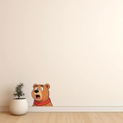 Surprised Animal Stickers Vinyl Waterproof Personalized for Window Laptop Wall