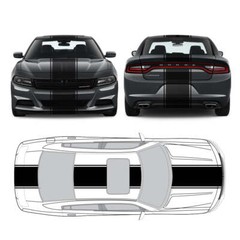 Racing Stripes & pinstripes [3x] 1″ , 21″, 1″ x 68″ Self Healing Vinyl Fits All