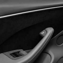 Matte Suede Fabric Vinyl Wrap Car Interior Door Panel Trim Sticky Back Film Kits