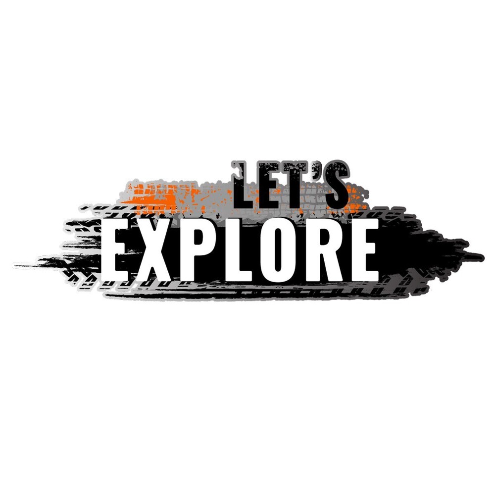 1400mm Lets Explore RV motorhome camper 4×4 sticker decal