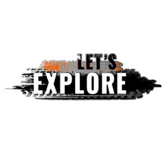 1400mm Lets Explore RV motorhome camper 4×4 sticker decal