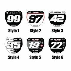 Custom Odi Plate Decal Stickers. Professionally Cut, Clear/Holographic Vinyl.