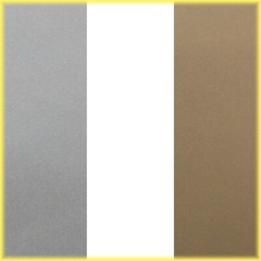 Universal 4/16″ 2-Color Pinstripe (Duo-Tone) 02045251-Silver Met/Autumn Gold Met