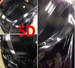 7D Carbon Fiber Car Vinyl Foil Film Wrap Roll Sticker Decal Interior Accessories