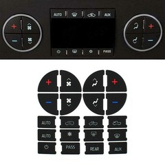 Decal Stickers for Chevrolet Suburban Silverado Yukon AC Dash Button Repa J
