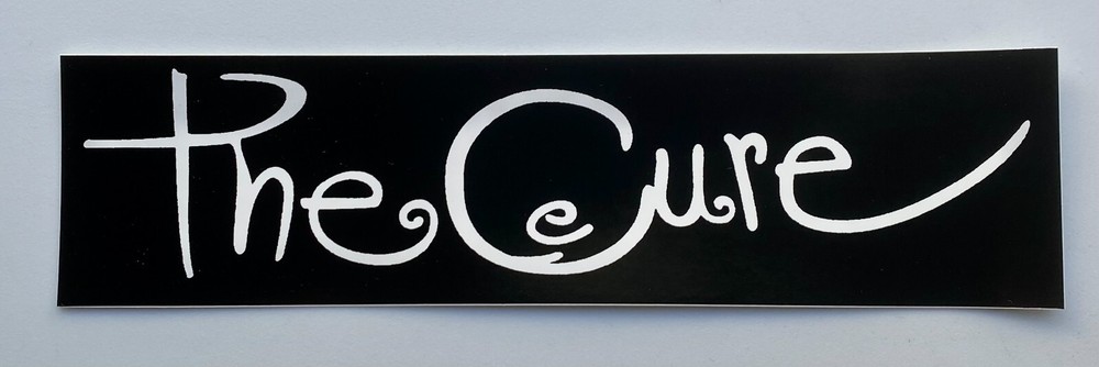 The Cure Sticker Vinyl Decal Car Bumper Window Goth Rock 2″ X 8″ (270)