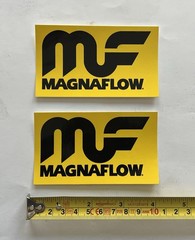 2 MF MAGNAFLOW DECALS STICKERS racing adventure offroad camping overland utv rv