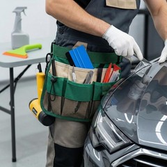 Vinyl Wrap Tool Set: Felt Squeegee, Heat Gun & Utility Knife for Cars