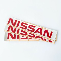1 Front Decal Sticker NISSAN Letters Fit for Inter Emblem Frontier Pathfinder
