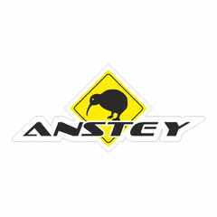 SW A Gloss Laminate sticker of the kiwi for rider Bruce Anstey /1217