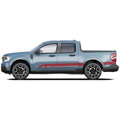 Triple side stripes graphics stickers decals compatible with Ford Maverick