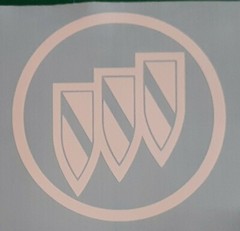 Custom Buick Logo Vinyl Decal Window Sticker For Car Minivan Suv