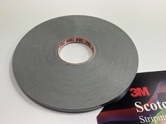 3M 73219 1/4″x150′ Scotchcal Double Striping Automotive Stripe Tape Medium Gray