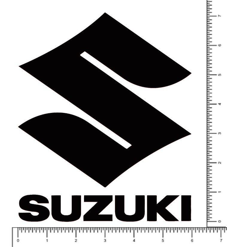 Suzuki Racing 7″ x 5.5″ Die Cut Team Sticker Motocross Decal Pick your color