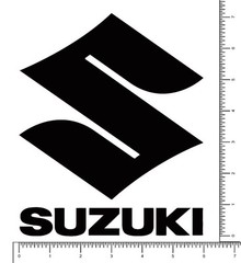 Suzuki Racing 7″ x 5.5″ Die Cut Team Sticker Motocross Decal Pick your color