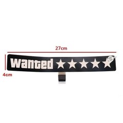 Windshield Electric Wanted Car LED Window Stickers for JDM Glow Panel Decoration