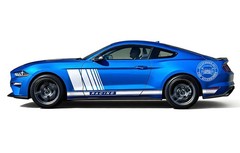 2 PCS Car Side Sticker For Ford Mustang Racing Sport Stripe Graphics Decal Vinyl