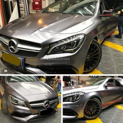 Stretch Car Metal Satin Chrome Glitter Pearl Metal Vinyl Wrap Sticker Zong Grey