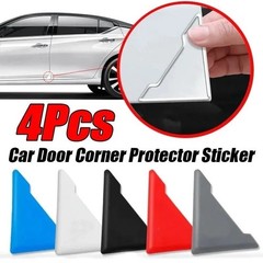 2/4pcs Silicone Car Door Corner Protectors – Anti-Collision Guard Covers