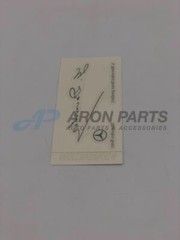 Mercedes Benz G Daimler Signed Windshield Sticker Signature Decal 0045847338