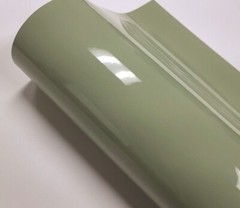 High Gloss Light Green Khaki Vinyl Car Auto Wrap Film Decal Sticker Sheet Roll