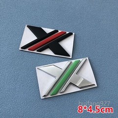 Metal 3D Car Body Rear Trunk Tailgate Badge X Emblem Decal Nameplate Sticker