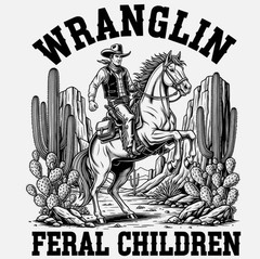 Feral Children Phone Sticker (2 Inch) Waterproof Adhesive Peel & Stick