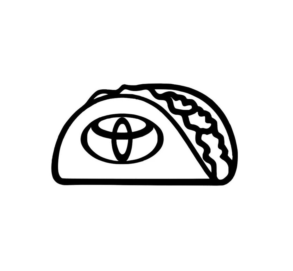 Taco Tacoma Toyota Truck Car Vinyl Decal Sticker Funny