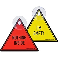 Anti Break-In Car Placard/ Sign – The Stop Seal NEW RED or YELLOW