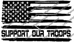 Support Our Troops,Freedom isnt free,American,Flag,Veterans,Military,Vinyl Decal
