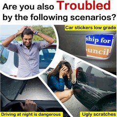 Weather-Resistant New Driver Magnets – 3 Pcs for Enhanced Driving Visibility