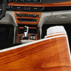 Wood Grain Film Stickers Decals Wrap PVC 10x100cm Auto Body Decor DIY