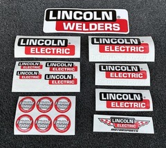 Lincoln Electric Welder decals stickers COMPLETE SET OF 16 original authentic