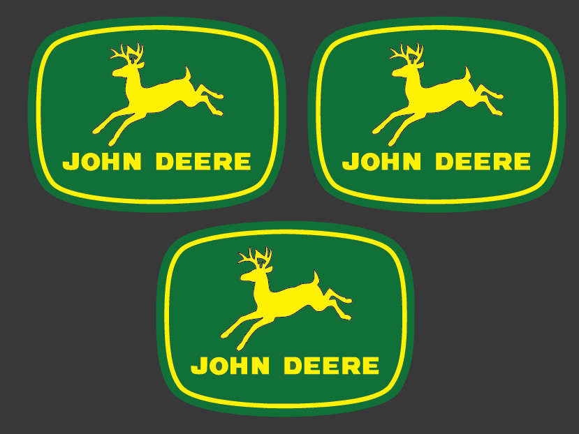 John Deere Vinyl Decal Graphic Tractor Farming Equipment 1950s-1960s Vinyl Decal