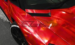 Holographic Glitter Red Rainbow Chrome Car Vinyl Wrap Sticker Decal Sheet
