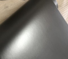 65FT x 5FT Gray Metallic Matte Chrome Vinyl For Whole Car Wrapping Film Sticker