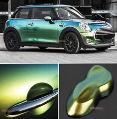 Hot Chameleon Stretch Glossy Satin Chrome Pearl Metal Vinyl Wrap Auto Sticker US