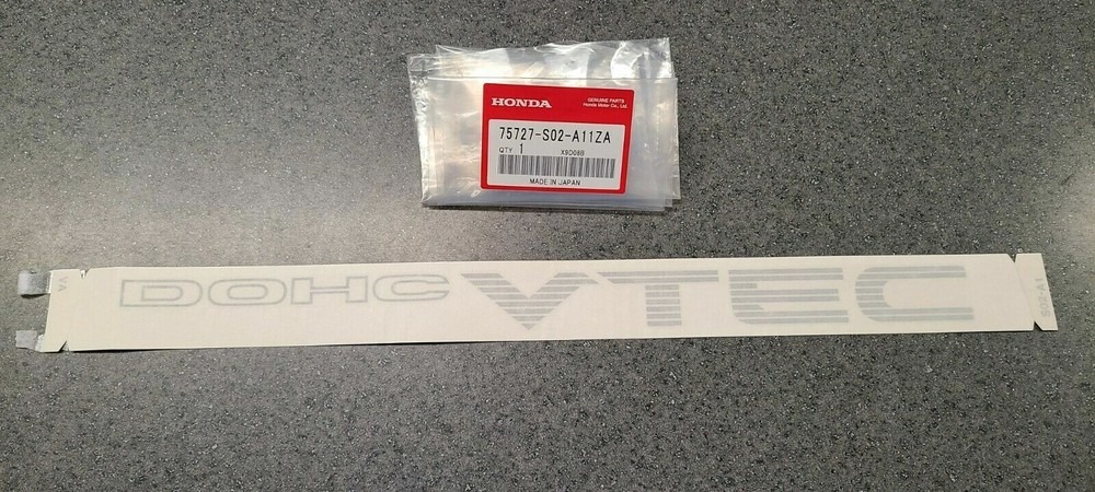 TWO Honda Civic SI DOHC VTEC Decals EM1 Stickers JDM B16A NEW 99-00 LH RH